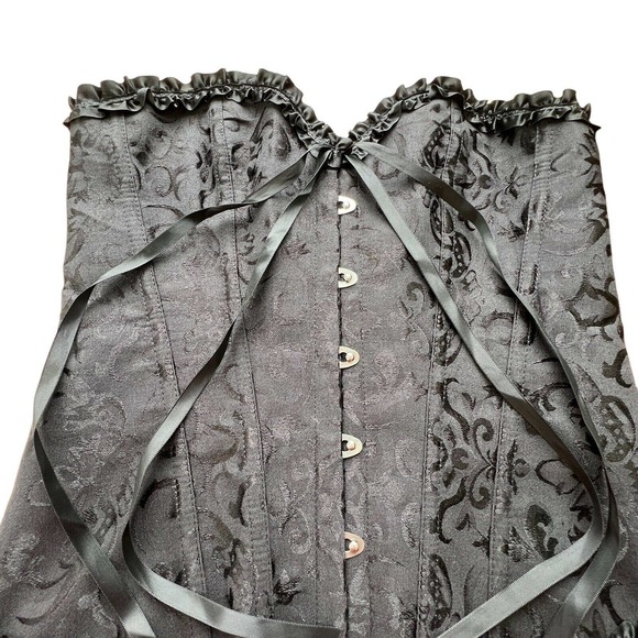 Adore Me Women's Corset Lace-Up Back Busk Front Closure Sz Med - Picture 2 of 5